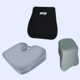 Backrest Delta + Grand Headrest + Seat Cushion Elite – Comfort & Posture Support Combo