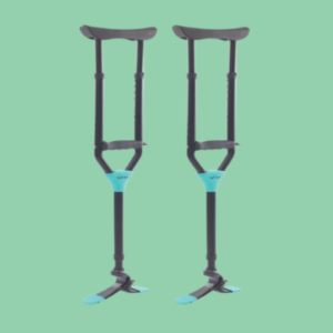 Skipper Axilla Crutch (Pair) L-49 – Universal Adjustable Support for 75KG/100KG