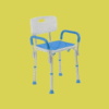 Shower Stool-Chair with Rails (Regular)