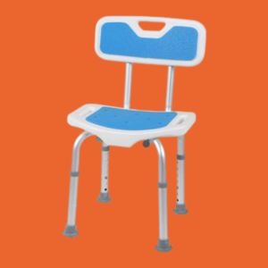Shower Stool-Chair with Back (Regular)