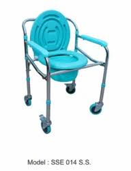TYNOR commode chair with wheels