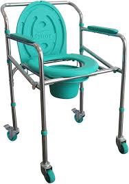 Tynor Commode Chair with Wheels (L-17)