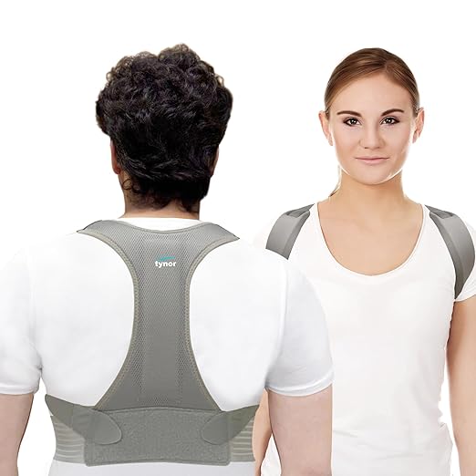 Tynor Posture Corrector – Comfortable Upper Back & Shoulder Support Brace