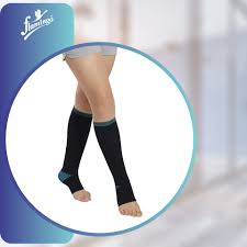 MEDICAL COMPRESSION STOCKING BELOW KNEE, OC 2375, BLACK COLOUR