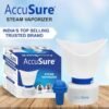 Accusure Steam Vaporizer for Cold & Cough Relief (Safe & Fast Steam Inhaler)