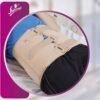 Emergency abdominal binder for post-surgical support and compression.
