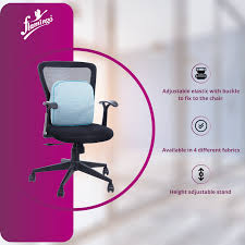 Premium Memory Foam Back Rest (With Height Adjustable Stand), OC-2230 by Flamingo