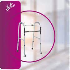 Flamingo Walker with Castor (360° Rotating Wheels)